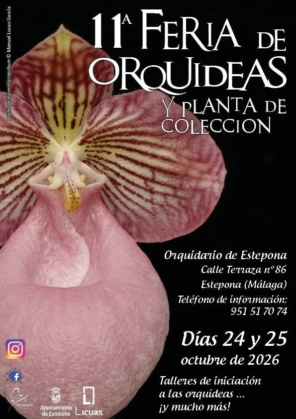 Estepona acoge en su Parque Botánico-Orquidario la 11ª Feria de Orquídeas